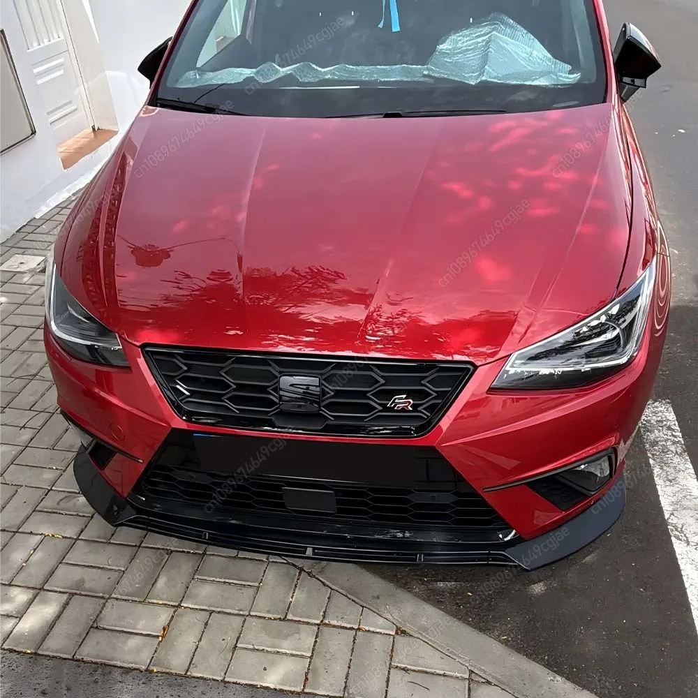 

Передний бампер автомобиля, спойлер, сплиттер, нижний диффузор для Seat Ibiza MK5 Standard/FR 2017-2025 + ABS, глянцевый черный комплект кузова, тюнинг