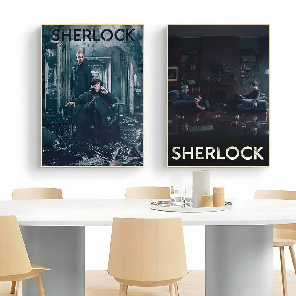 detective show S-Sherlock Poster Wall Art Print Decorative Mural Home Decor Gift Unframed