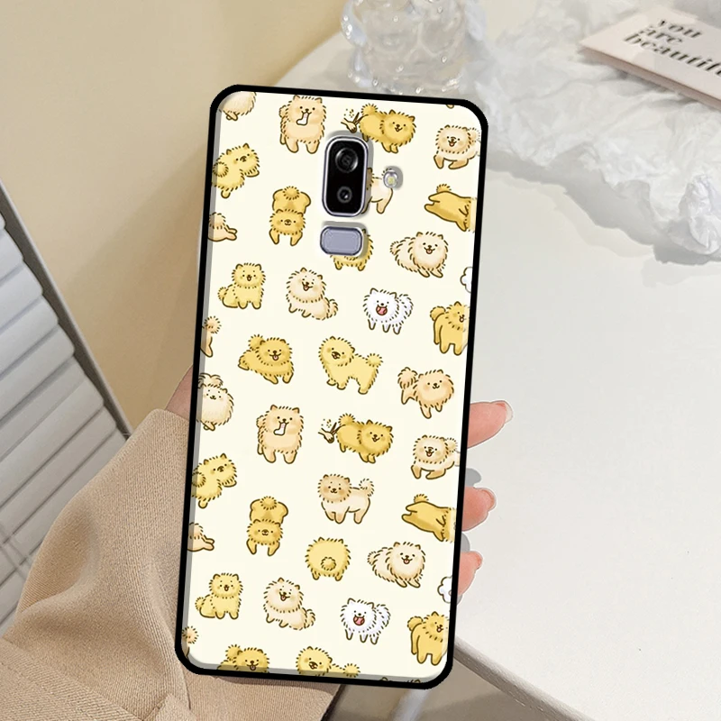 Pomeranian Dog Case For Samsung Galaxy J7 J5 J3 2017 A3 A5 2016 A6 A8 J8 A9 2018 J4 J6 Plus Phone Cover