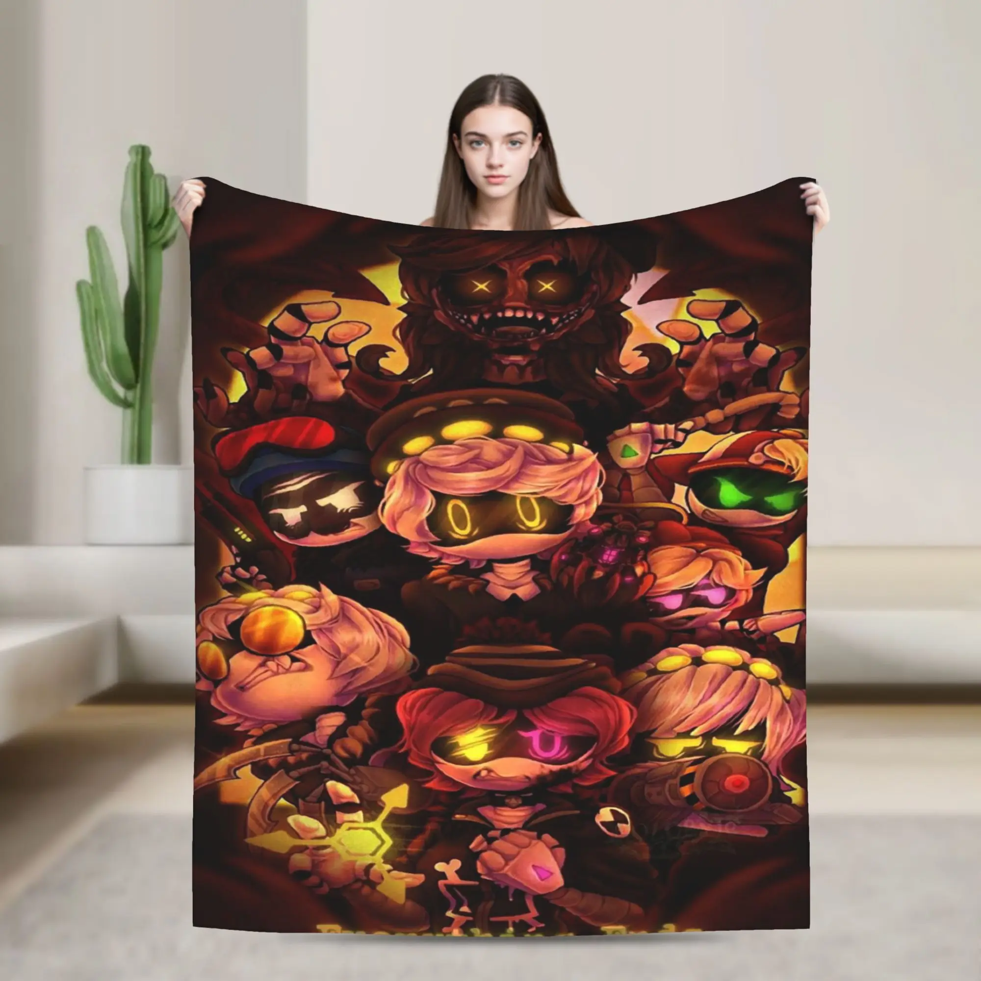 Super Soft Murder Drones Throw Blanket Premium Fleece Flannel Lightweight  Bed Blanket Fuzzy Plush Blankets All Season Use