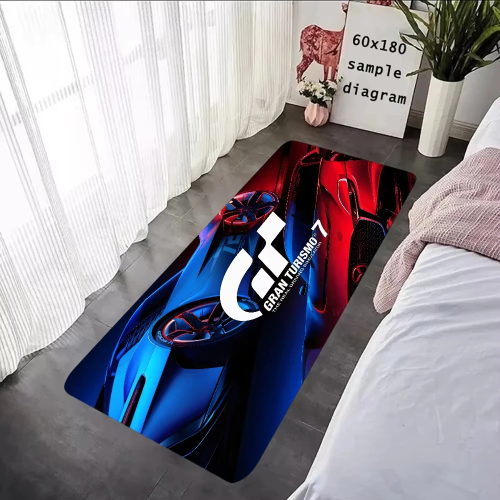 G-Gran-Turismo ديكور السجاد لغرفة النوم نونسليب البساط ترحيب السجاد غرفة المعيشة المنزلي السرير لينة الكلمة حصيرة المطبخ الجبهة ممسحة #2