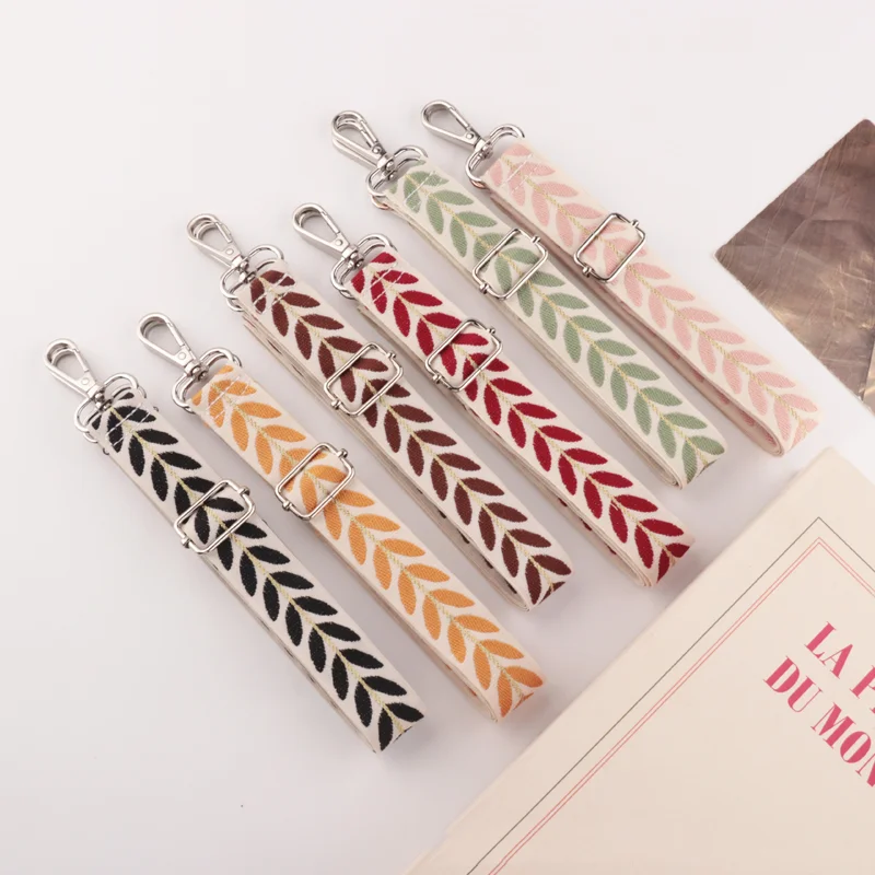 Nylon Shoulder Bag Strap Adjustable Women 2.5CM Bag Belt Strap Accessories Replacement Strap Wide Purse Strap Chain Bag Strap