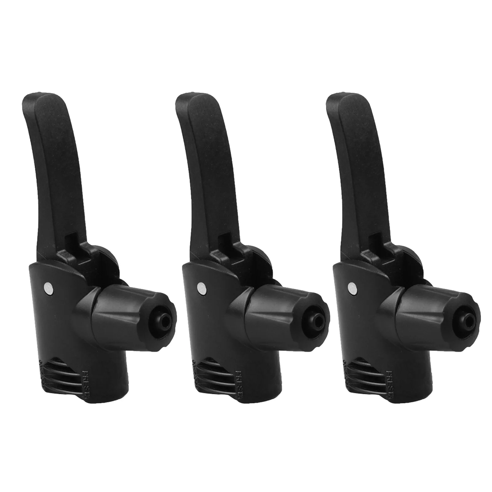 

3Pcs Bike Track Pump Dual Head Adapter Valve Lightweight Easy Connect for All Bikes Black American Converted Into British Nozzle