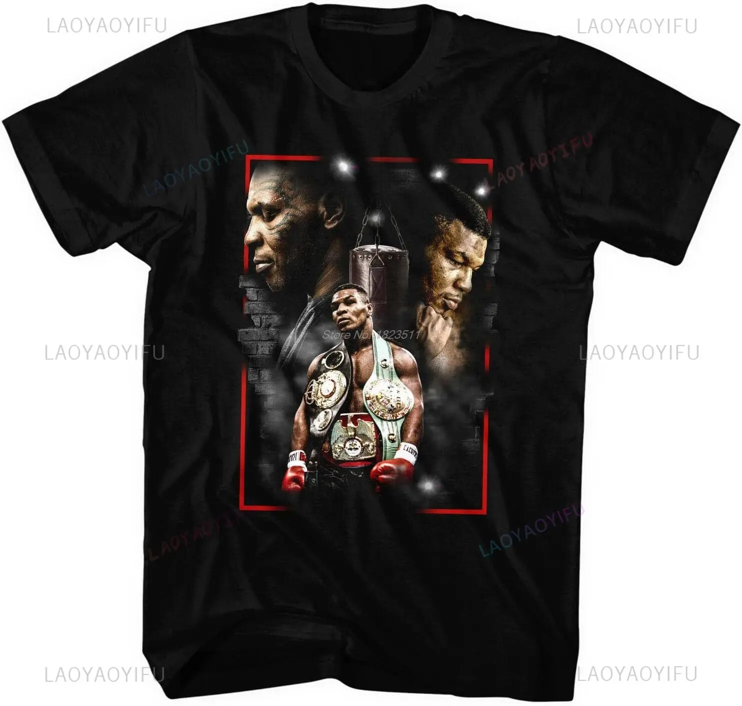 

Legendary Mike Tyson Boxing Fans Summer Trend Harajuku Short Sleeve Unisex Graphic Oversized T-shirt