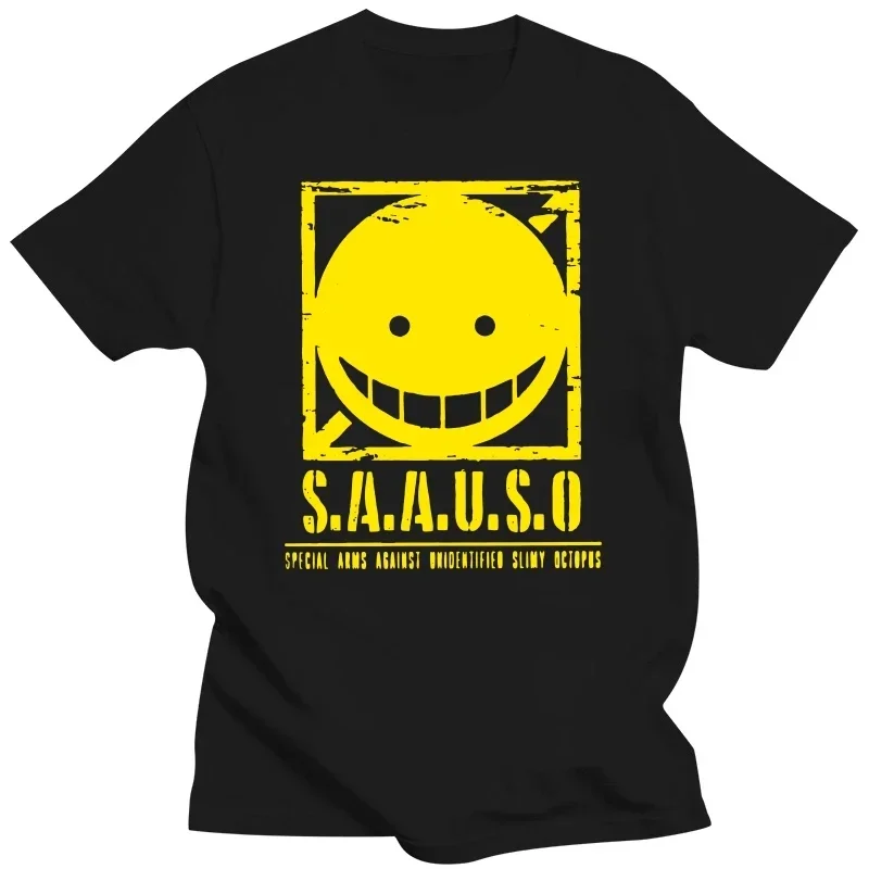 Koro Sensei Assassination Classroom Men's T Shirts Ansatsu Shiota Nagisa Class 3-E Vintage Shirt Short Sleeve T-Shirt vintage