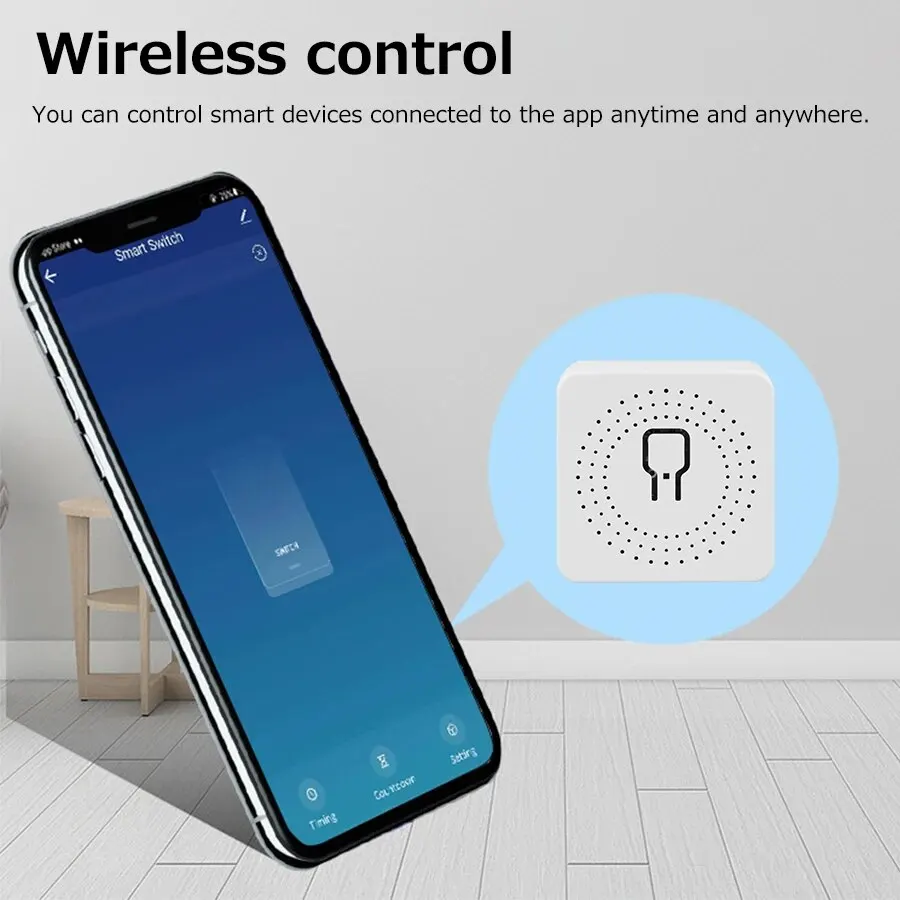 16A Tuya WiFi Zigbee Mini Smart Switch DIY Module 2-way Control Breaker Timer Relay Work with Alexa Google Home Smart Life APP