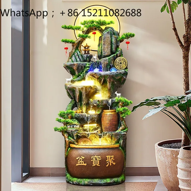 SCY living room cornucopia rockery flowing water ornament housewarming feng shui wheel fountain pool landscape