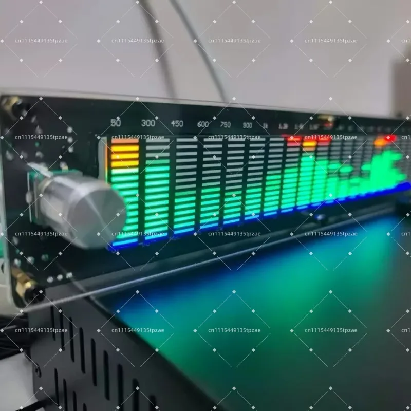 DC 12V LED Music Spectrum Display Multi-mode DSP Equalizer Level Indicator Light Rhythm Analyzer On-board Power Amplifier