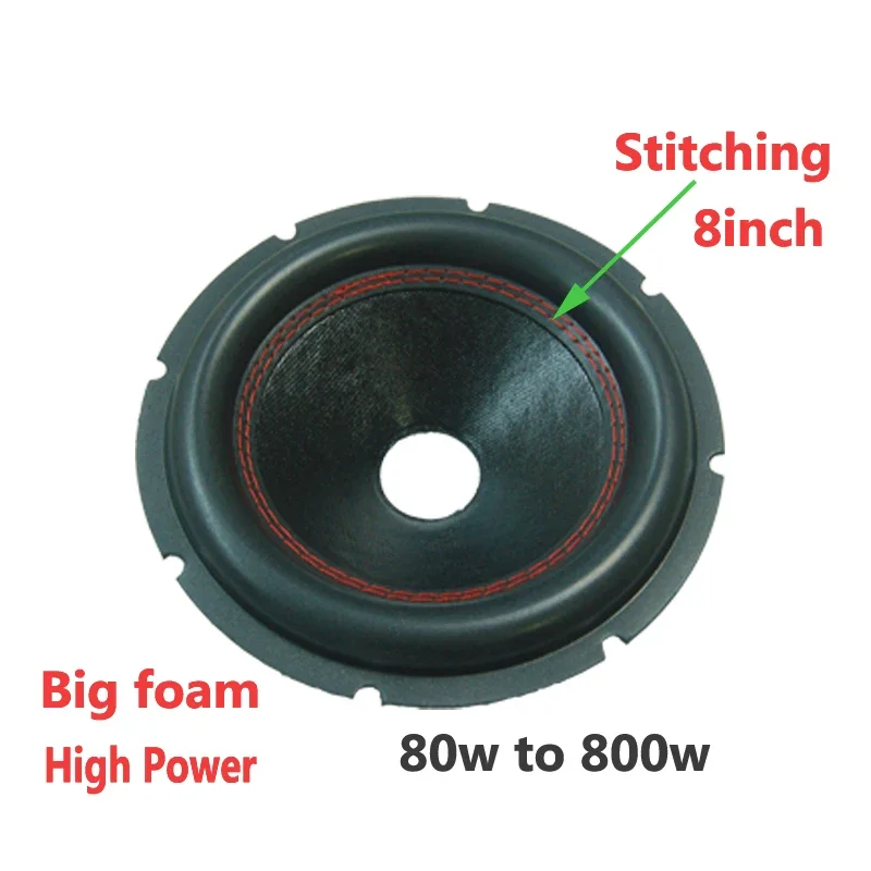 5pcs/Lot 8inch  198x36.2mm 198x51.2mm Foam Suspension Edge Speaker Subwoofer Paper Cone Repair Parts Woofer Accessory Wholesale