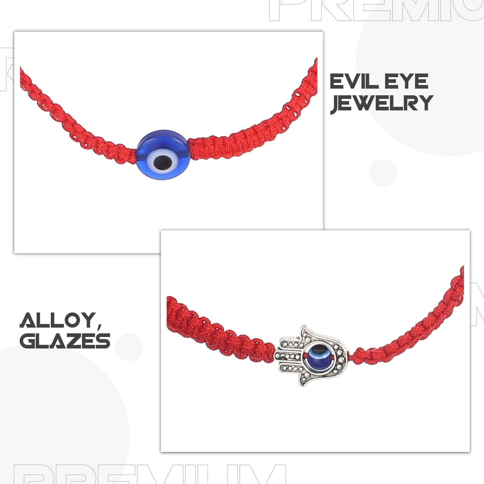

4pcs Evil Eye Bracelets Set Blue Eye Keychains Alloy Spiritual Jewelry Turkish Keychain Bag Decor Charms For Women Teens
