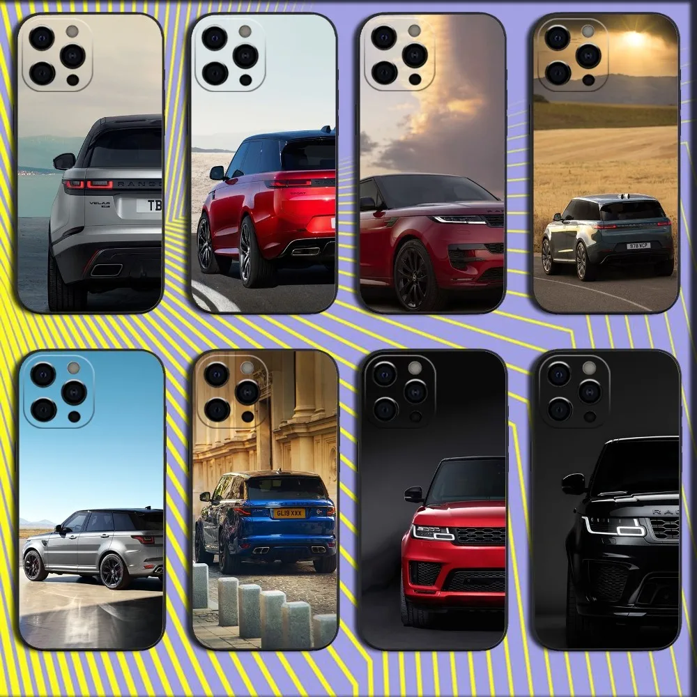 Sport Car R-Range Roveres Phone Case For iPhone 16,15,14,13,12,11,Pro,X,XS,Max,XR,Plus,Mini Soft Black Cover