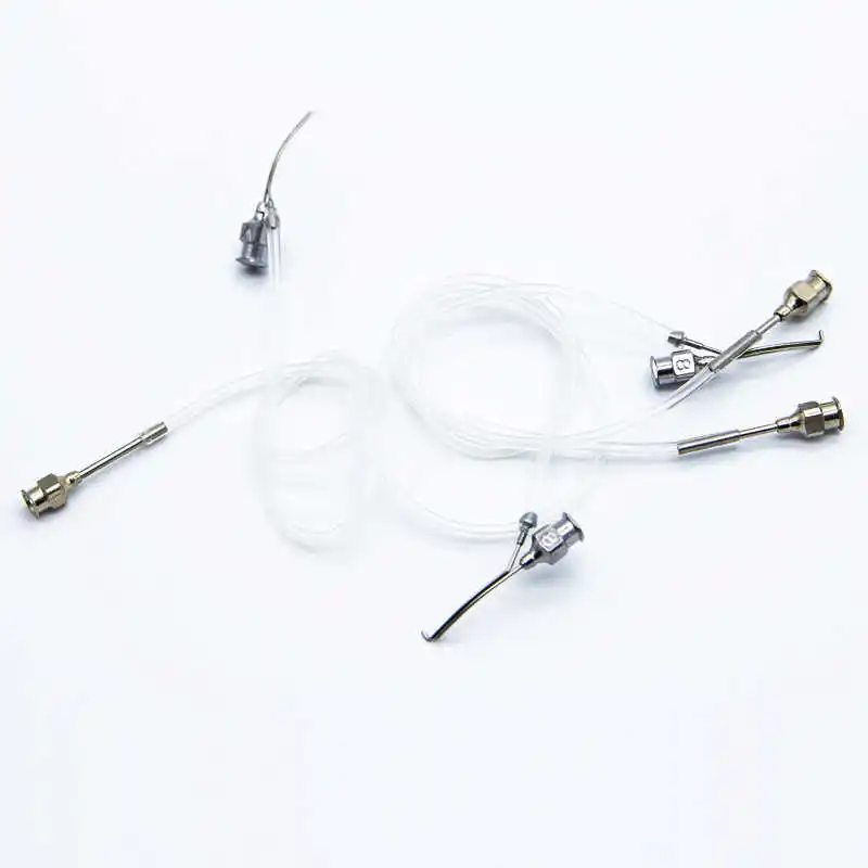 Ophthalmic microinstruments (irrigating needle, irrigator, left and right)