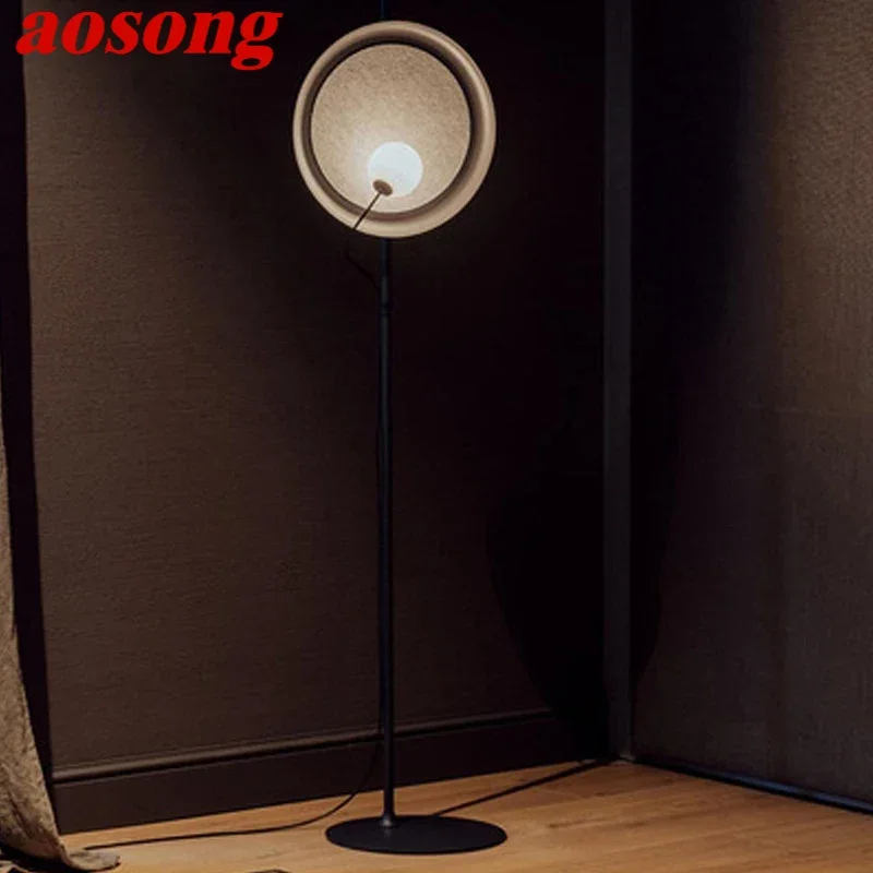 AOSONG Modern Colour Floor Lamps Designer Creativity Sphere Living Rooms Bedrooms Sample room Minimalist art Lighting Fixtures