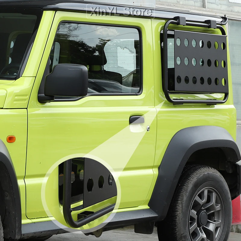 Suporte de proteção para vidro traseiro de carro, prateleira para Suzuki Jimny 2019 em diante, acessórios externos para carro