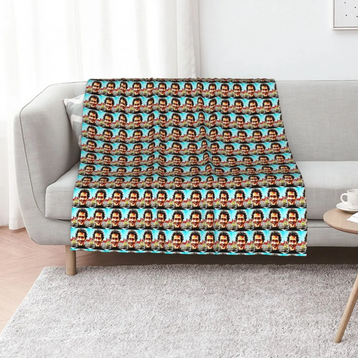 Monty Don Pop Art Throw Blanket Bed Fashionable Furry Multi-Purpose anime Furrys Polar Blankets