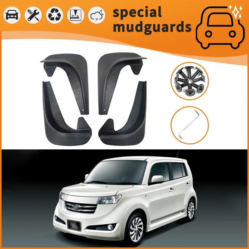 

For 02-22 Toyota bB Wish Previa Mudguards Fender Mudflaps Front Rear Flares Splash Guards Cover Car Accessorie