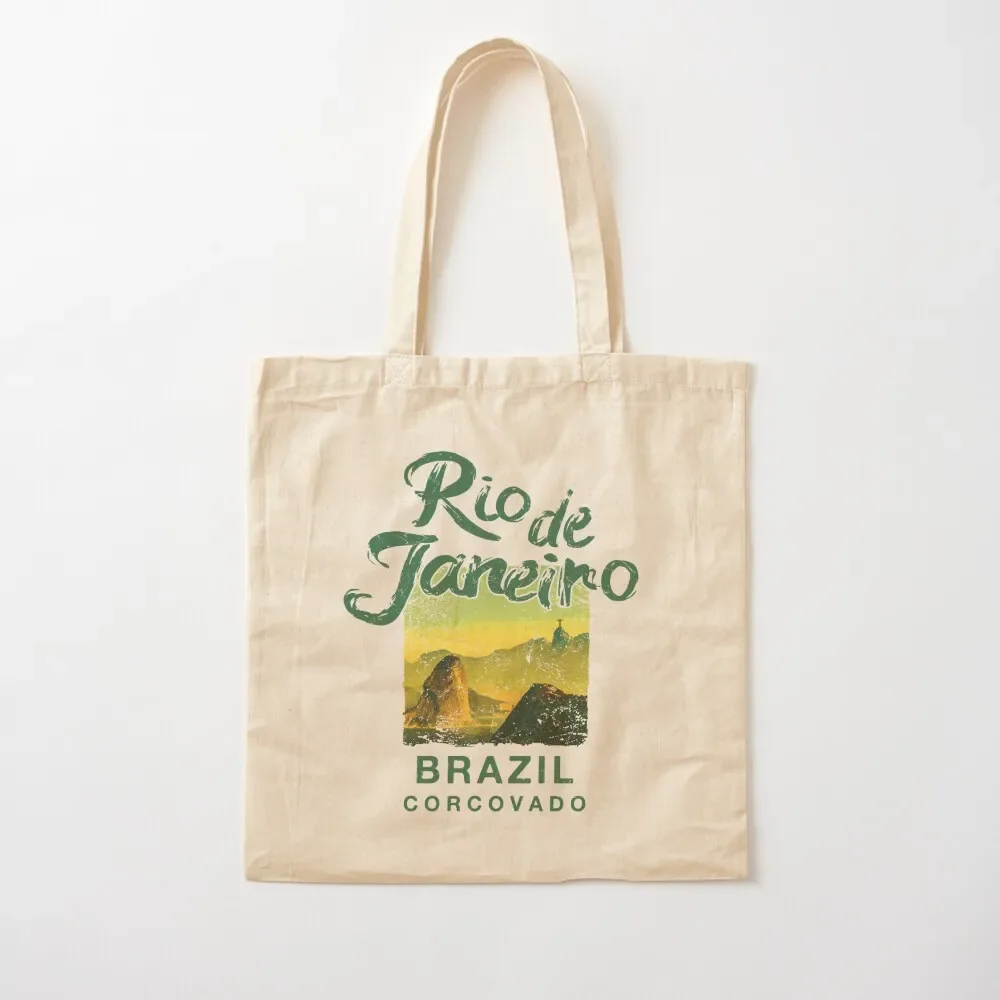 

Brazil Rio De Janeiro Brazilian Vintage Tote Bag shopping trolley bag Gift bag Women bags