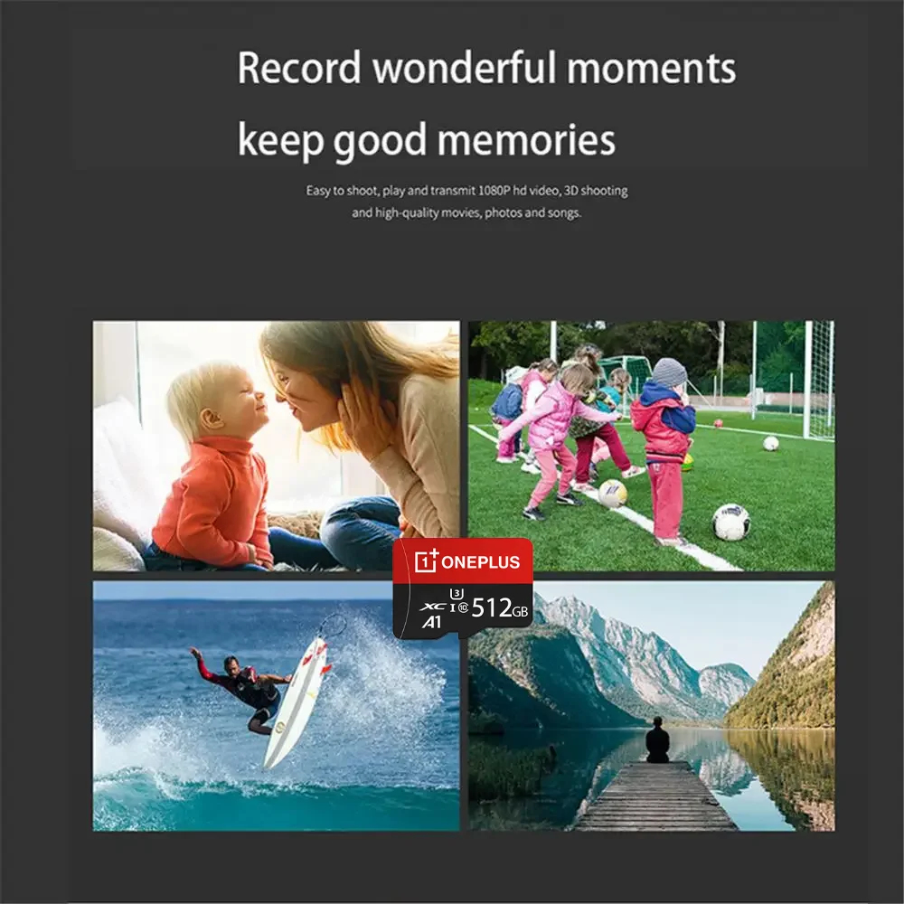 Lenovo 2TB Hochgeschwindigkeits-V30 A2 4K SD-Karte 512GB 256GB 128GB Speicherkarte 1TB Micro TF SD-Adapter für Smartphone/Tablet/PC Universell Einsetzbar – Detail 4