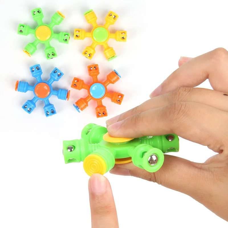 

Children Adult Puzzle Decompression Toys Creative New Fingertip Gyro Children's Steel Ball Finger Gyro Rotating Toys Kids Gifts