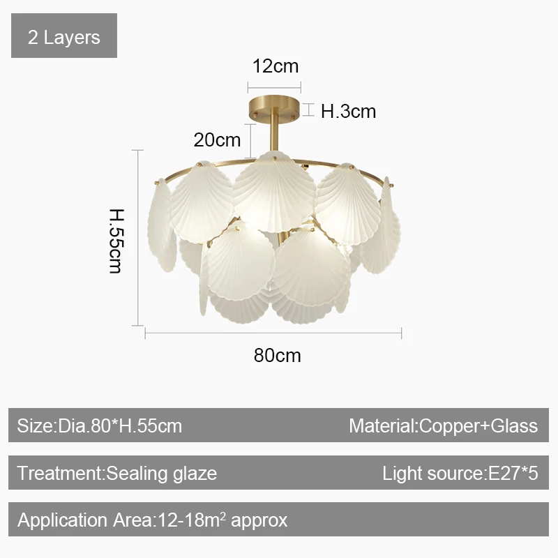 Modern Simple Decor Glass Chandelier Luxury Living Room Lamp Bedroom Dining Room Kitchen Designer Pendant Light