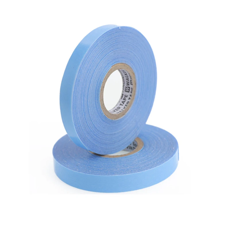 Blue Hair System Tape12 yards Double Side Walker Tape Hair Extension Tapes For Lace Closure Lace Front Wig Glue 1 Roll