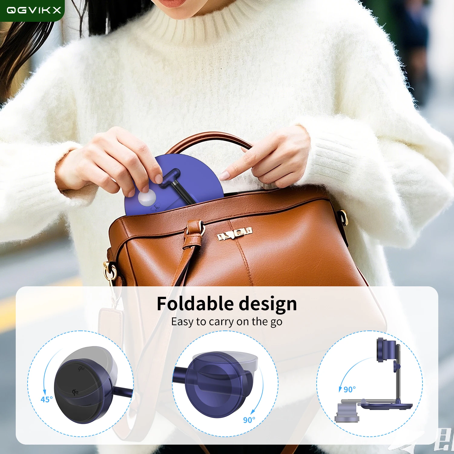 Qi2 15W 4-in-1 Magnetic Cooling Wireless Charger with Night Light Compatible with Apple and Samsung Phones Watches and Earphones