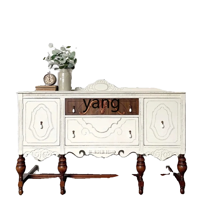 LH Simple Modern Black and White Cabinet Artistic Design Sense Curio Cabinet