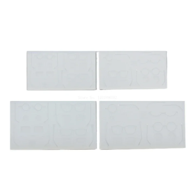 Ultra Light Stone Sculpture Clay Q Version Doll Glasses Silicone Mold DIY Polymer Clay Cartoon Character Decoration Accessories