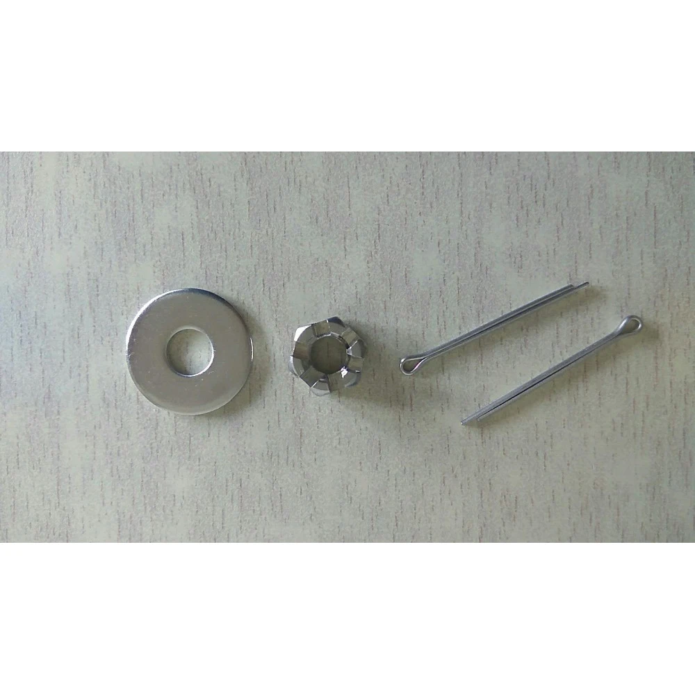 Marine Outbard Propeller  lock nut with washer and  cotter pin for Yamaha Hidea Hyfong 2.5-4 hp outboard motor propeller