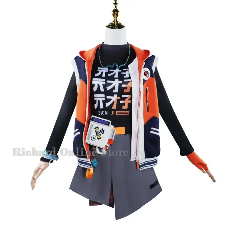 Anime Game Zenless Zone Zero Cosplay Costume Random Play Belle Wise Cosplay Costume Clothes and Wig Cosplay Halloween Party