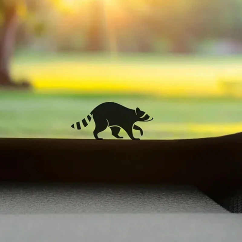 

Mini Raccoon Car Stickers for Car Window Bumper Decoration Animal Creativity Exterior Accessories PVC Waterproof Vinyl Decals