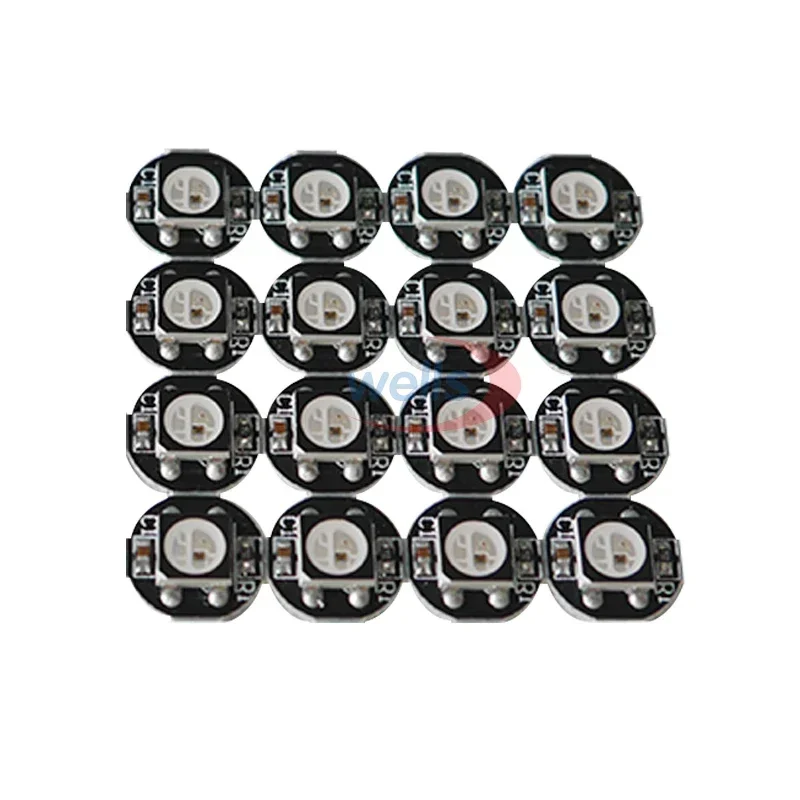 100 / 500 / 1000 Stuks Ws2812b Led Modules Chips & Heatsink Ingebouwde 5050 Rgb Ws2811 Ic Led Board 5V Dc Digitale Pixels Module