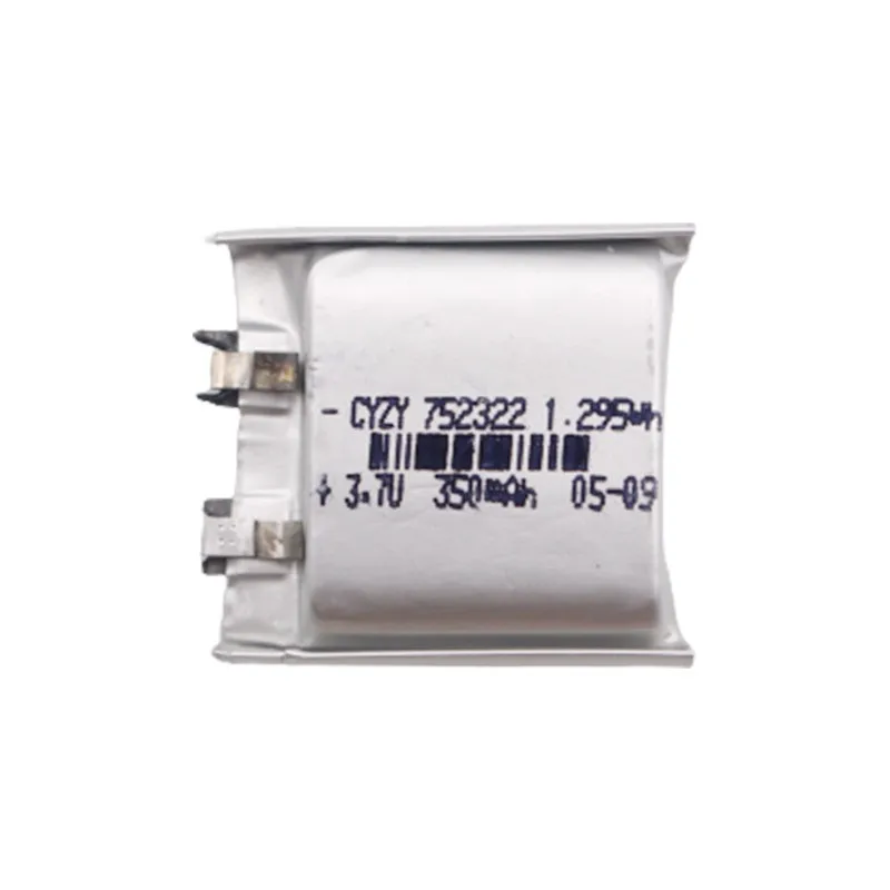 Manufacturer wholesale 752322-350mAh polymer lithium-ion battery cell toy mobile power battery cell customization