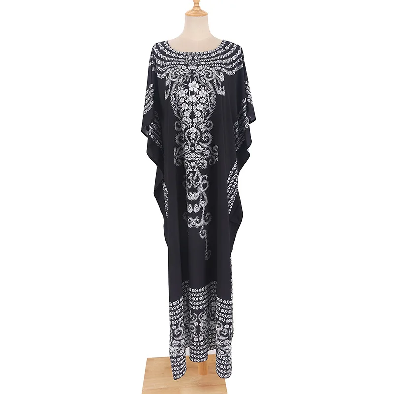 

plus Size Bikini Cover up Maxi Dr Loose Beachwear Sun Protection Clothing Ethnic Sle Women's Faion Summer Collection