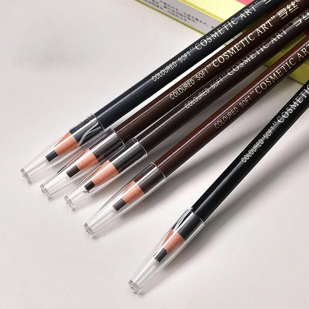 Ultra Fine Eyebrow 1pc Pencil Waterproof Eyebrow Tattoo Pencil Natural Eyebrow Long Pen Lasting Pencil Brow Microblade G4I4