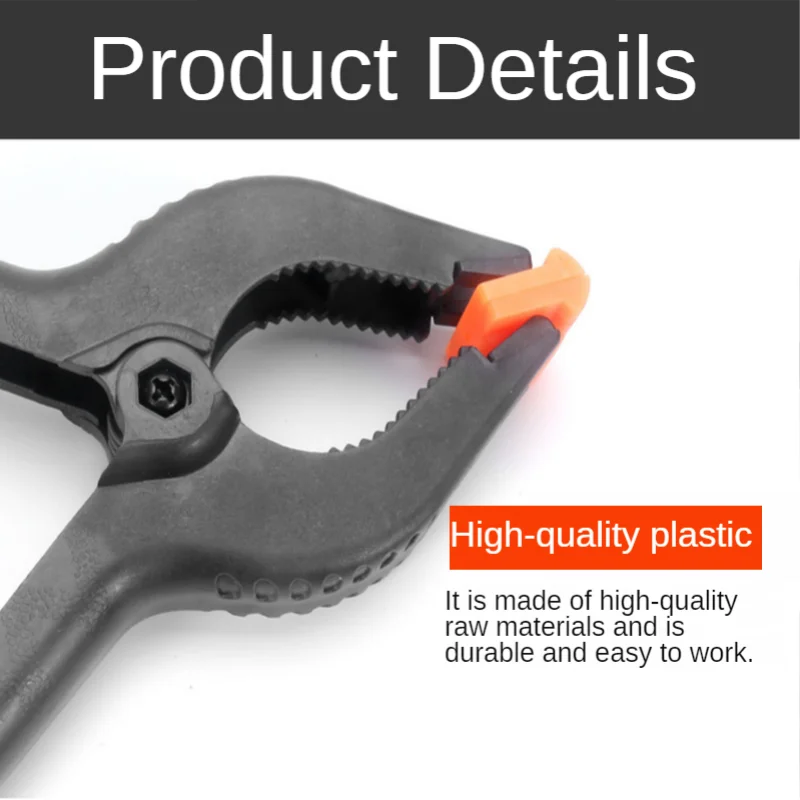 3/4/6 Inch Lò Xo Kẹp DIY Dụng Cụ Làm Rau Cau Nhựa Nylon Kẹp Gỗ Mùa Xuân Clip Studio Ảnh Nền