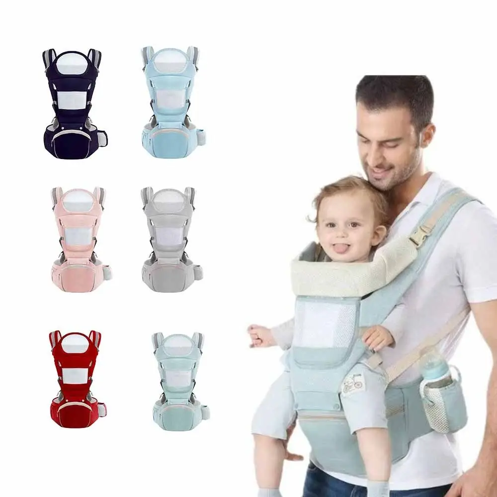 

Front Facing Baby Carrier Backpack Travel Friendly Ergonomic Design Newborn Sling Korea Style Breathable Baby Waist Stool Travel
