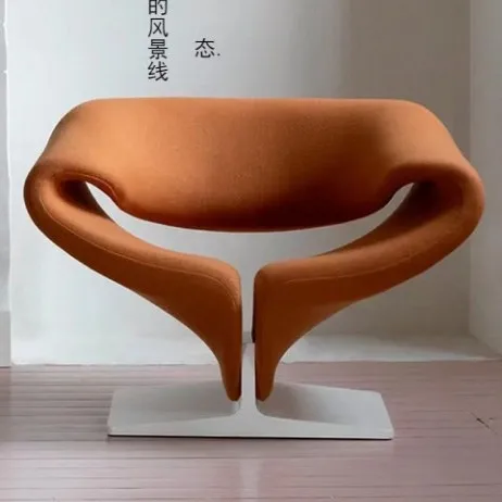FRP leisure single chair creative modeling aircraft chair modern Internet celebrity smile chair