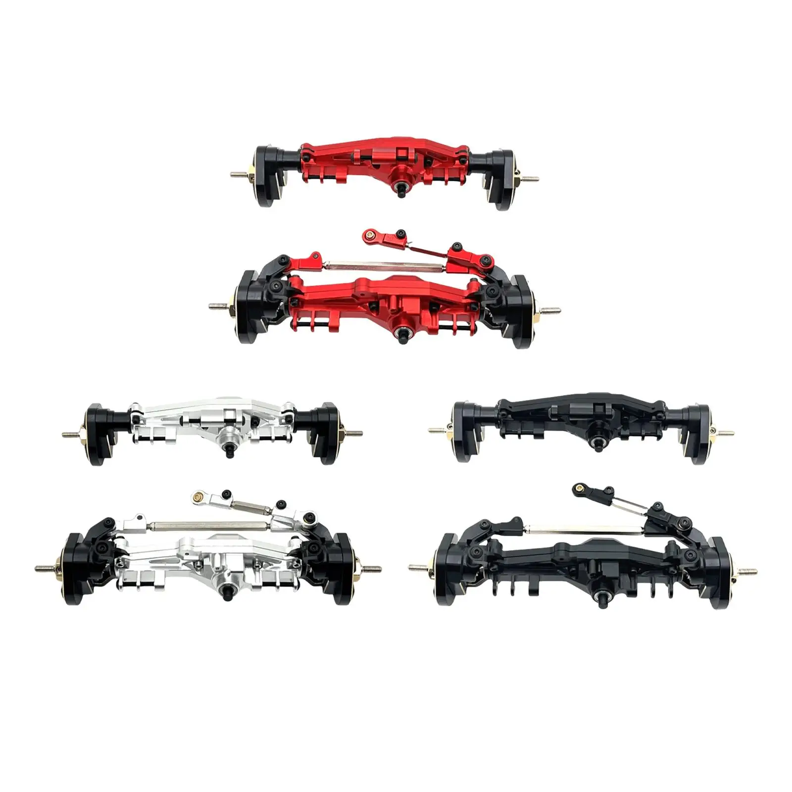 

Front Rear Axle Assembly, Easy to Install ,Sturdy RC Axle Replacement RC Car Part for H12Y H12Y+ H12P 1:12 RC Car