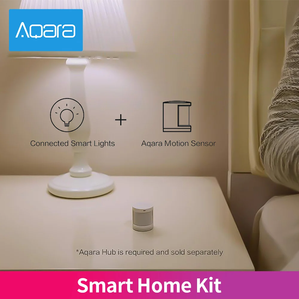 Aqara Smart Home Kit Zigbee 3.0 Hub interruttore Wireless sensori per porte di umidità umana telecomando funziona con l\'app Xiaomi MiHome Mijia