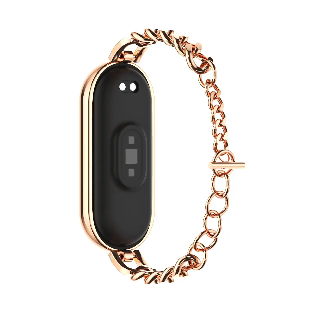 Mi Band 9 Strap Chain for Xiaomi Smart Band 8 Bracelet Women Girls Strap Watch Band Mi band 7 6 5 4 3 Wristband Mi8 Correa