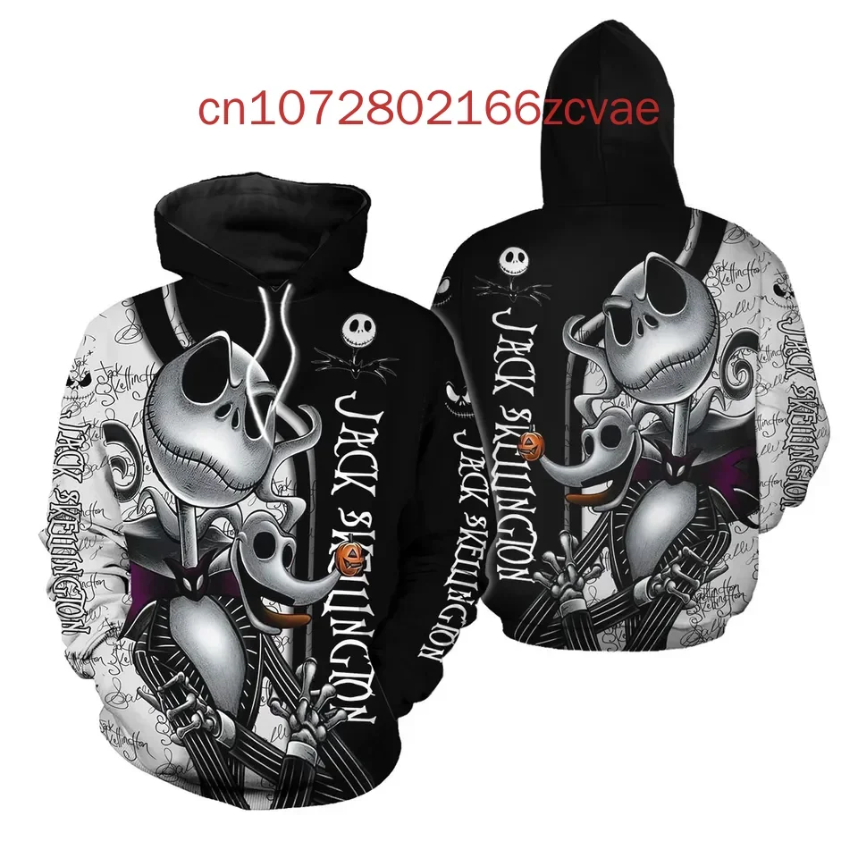 

2024 New Jack Skellington Hoodie The Nightmare Before Christmas Men And Women Hoodie