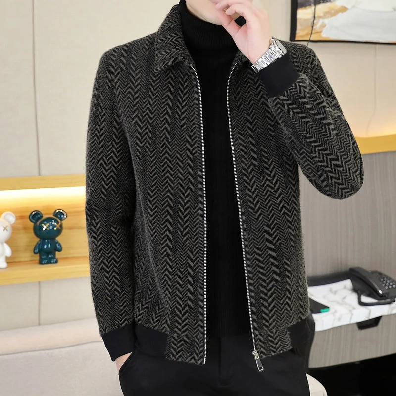 

High-quality autumn and winter woolen coats, fashionable, cool, casual and trendy men's woolen coats