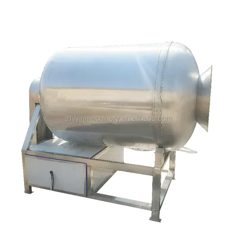 Automatic Vacuum Roller Kneading Machine Meat Salad Roller Mixing Cured Meat Vacuum Tumbler Marinator Mixer Pickling Machine