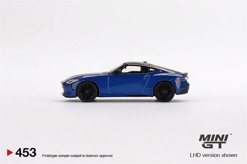 MINI GT 1:64 Z Performance 2023 Seiran Blue LHD Druckguss-Modellauto