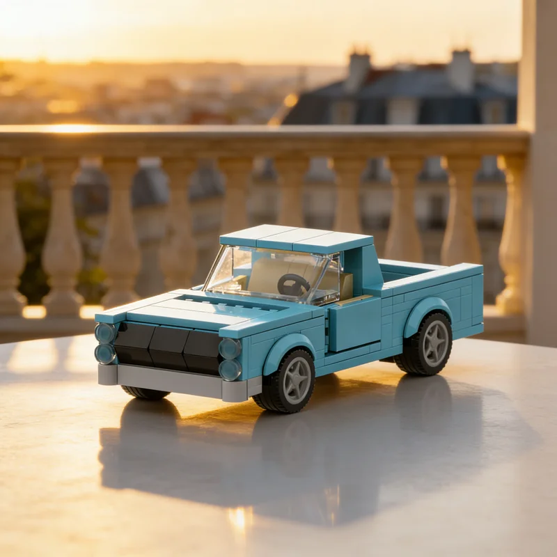 

248 деталей MOC Forded Fairline Ranchero City Champions, конструктор, архитектурные блоки, рождественские подарки, развивающие игрушки, кирпичики-конструкторы