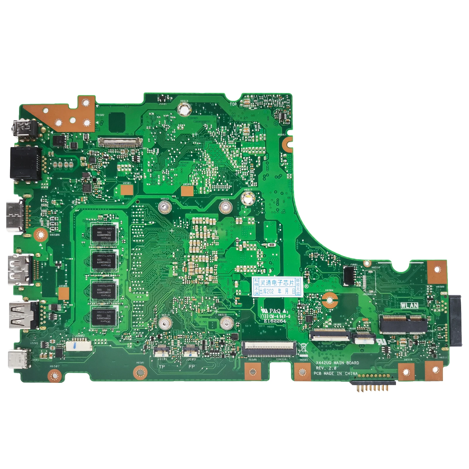 X442ua Motherboard für asus x442uq x442un a442u x442uf x442ur f442u a480u x442uar Mainboard i3 i5 i7-7th/8 CPU 4g/8g RAM