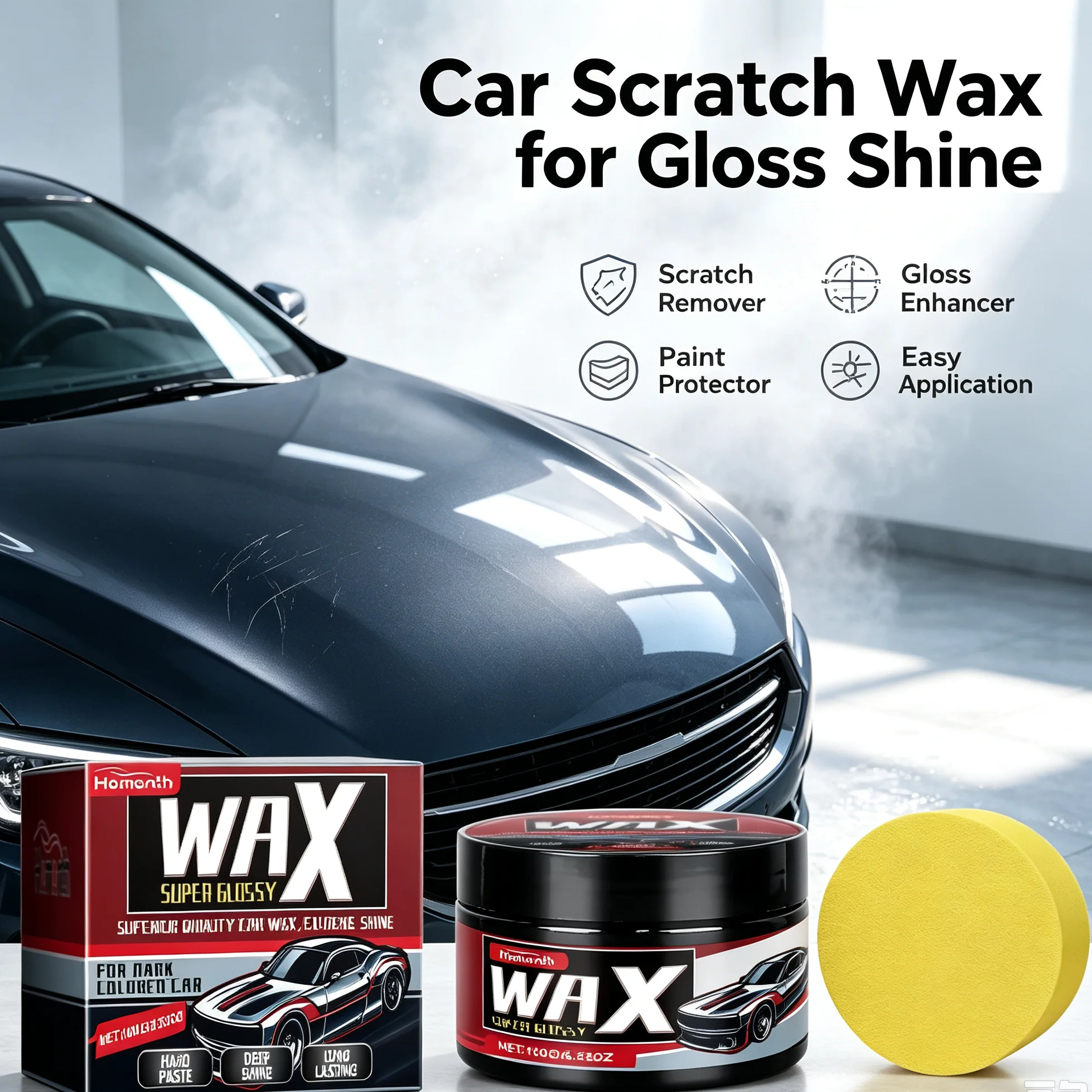 Car Scratch Remover Wax Universal Auto Paint Repair Polishing Wax Remove Minor Scratches Car Paint Care