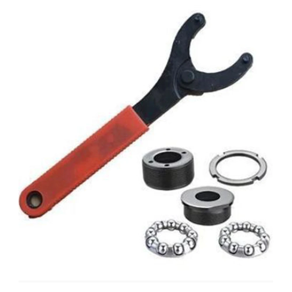 

Sturdy and Adjustable Bicycle Repair Tool, Suitable for Bottom Bracket and Flywheel Disassembly, 5NM Strength Iron+Glue Material