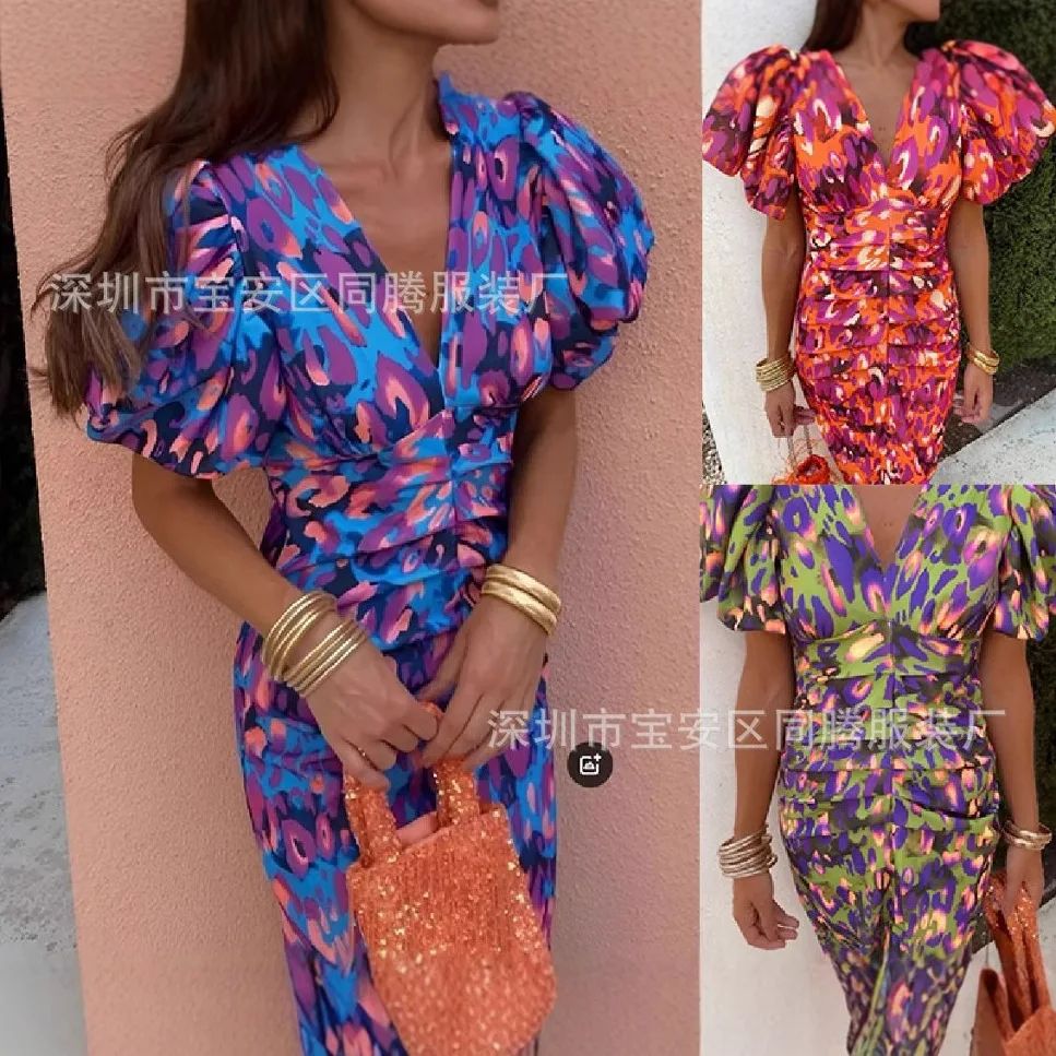 Robes moulantes taille serrée femme été Ombre teint plage fête dégradé couleur décoloration transitionnel Multi tonique accrocheur ambiance